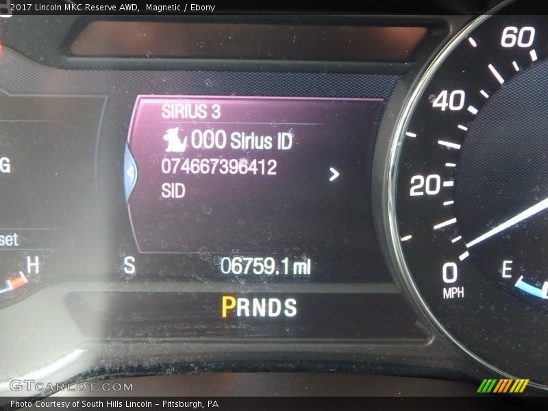 Magnetic / Ebony 2017 Lincoln MKC Reserve AWD