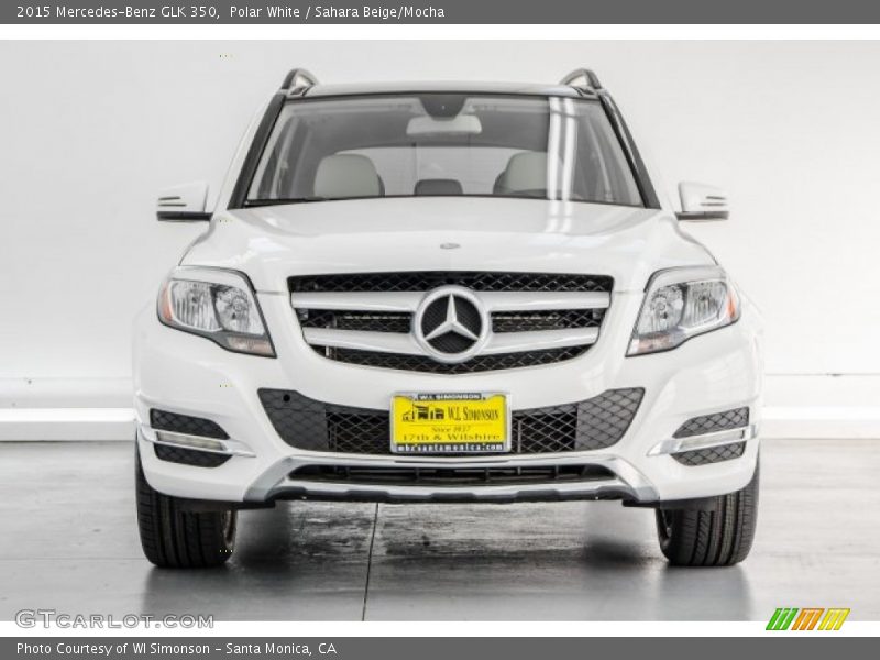Polar White / Sahara Beige/Mocha 2015 Mercedes-Benz GLK 350