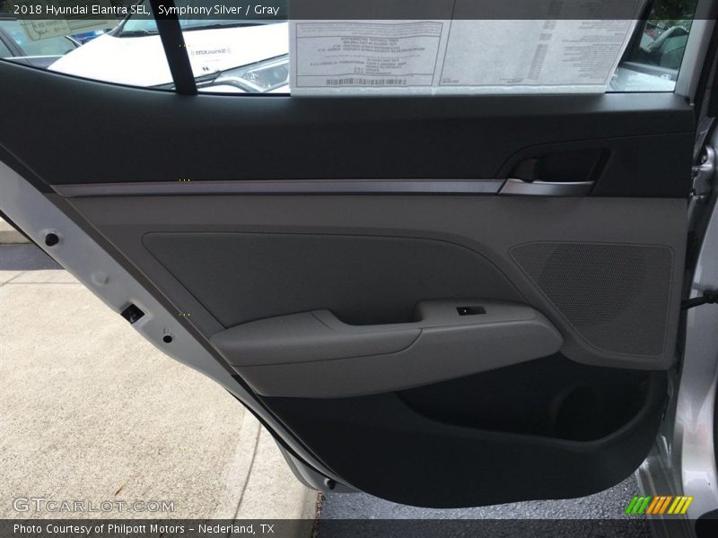Symphony Silver / Gray 2018 Hyundai Elantra SEL