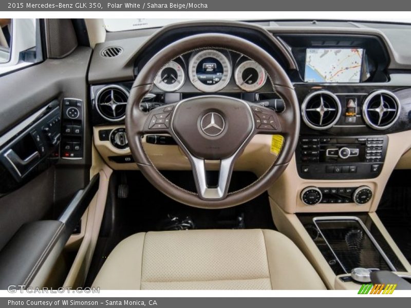 Polar White / Sahara Beige/Mocha 2015 Mercedes-Benz GLK 350