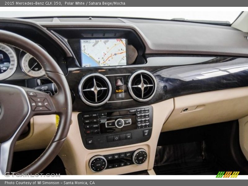 Polar White / Sahara Beige/Mocha 2015 Mercedes-Benz GLK 350