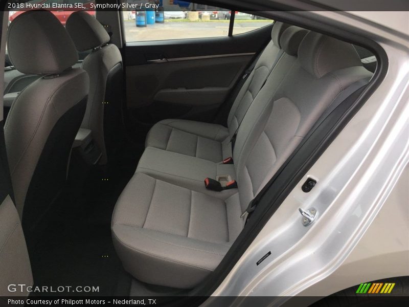 Symphony Silver / Gray 2018 Hyundai Elantra SEL