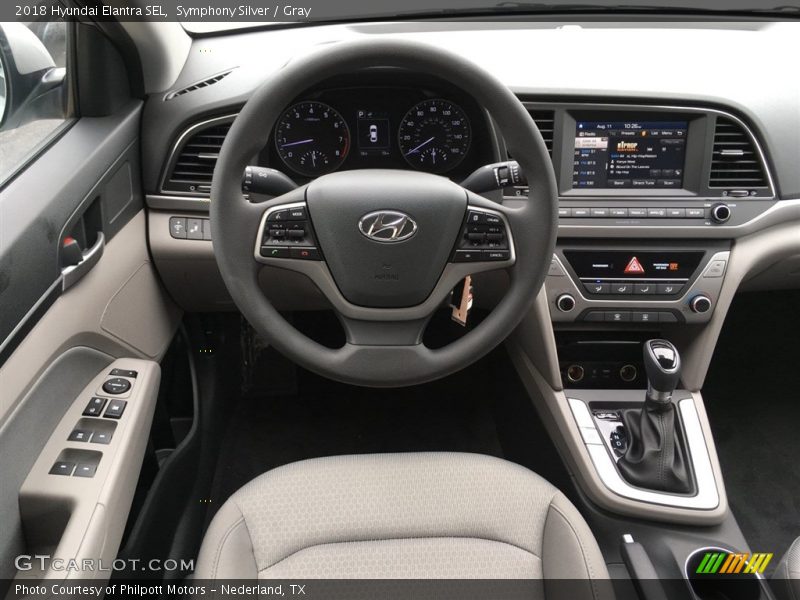 Symphony Silver / Gray 2018 Hyundai Elantra SEL