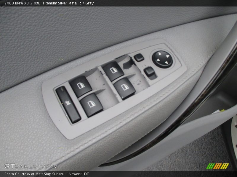 Titanium Silver Metallic / Grey 2008 BMW X3 3.0si