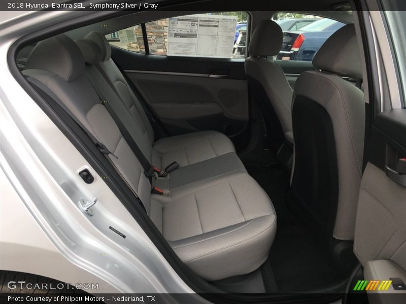 Symphony Silver / Gray 2018 Hyundai Elantra SEL