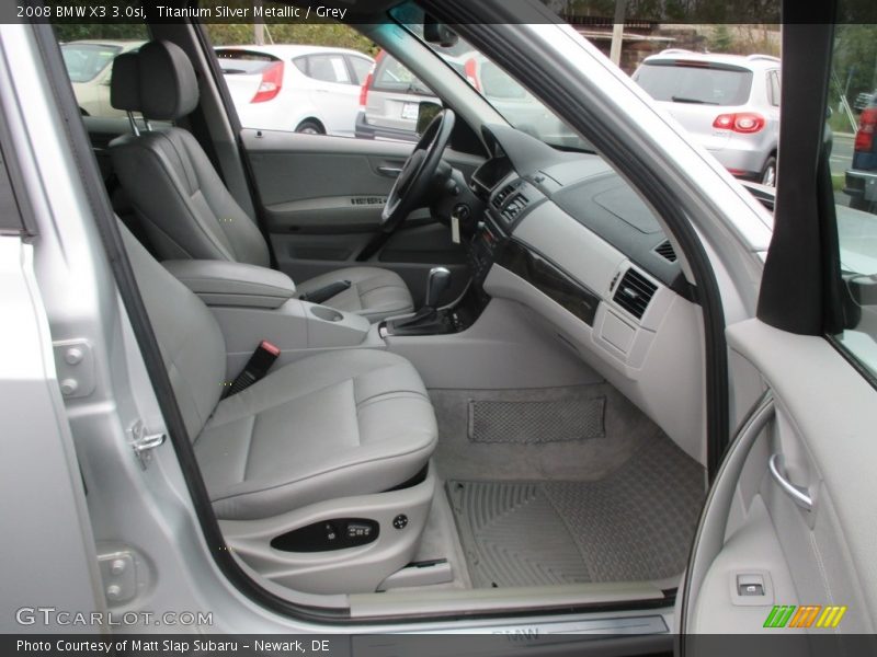 Titanium Silver Metallic / Grey 2008 BMW X3 3.0si