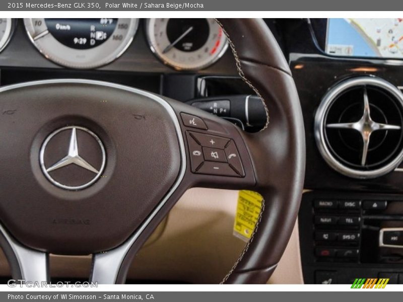 Polar White / Sahara Beige/Mocha 2015 Mercedes-Benz GLK 350