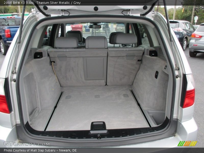 Titanium Silver Metallic / Grey 2008 BMW X3 3.0si