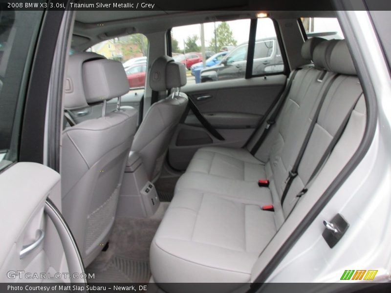 Titanium Silver Metallic / Grey 2008 BMW X3 3.0si
