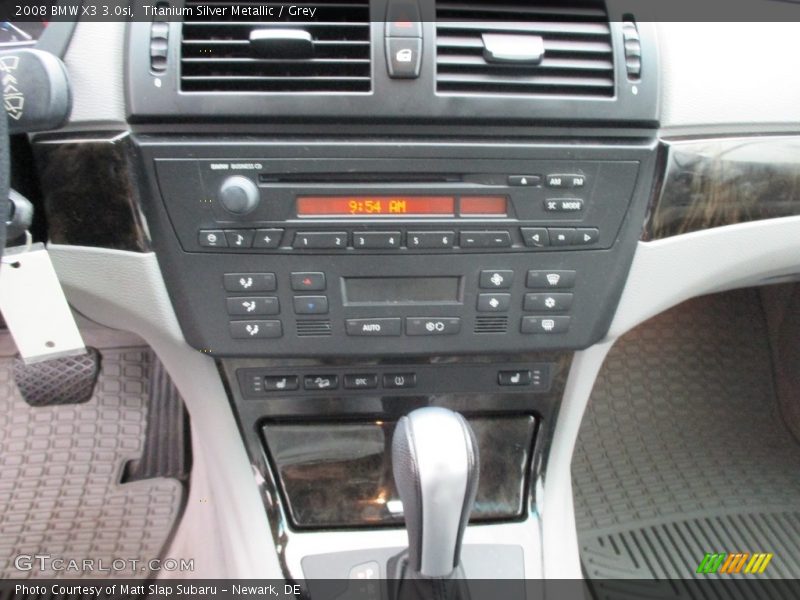 Titanium Silver Metallic / Grey 2008 BMW X3 3.0si