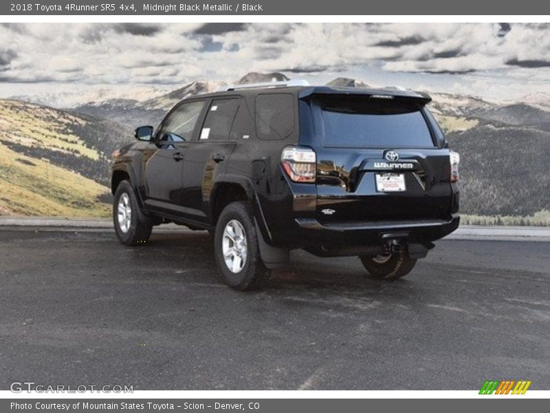 Midnight Black Metallic / Black 2018 Toyota 4Runner SR5 4x4