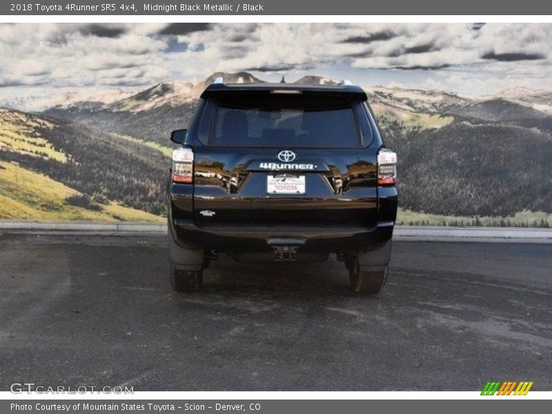 Midnight Black Metallic / Black 2018 Toyota 4Runner SR5 4x4