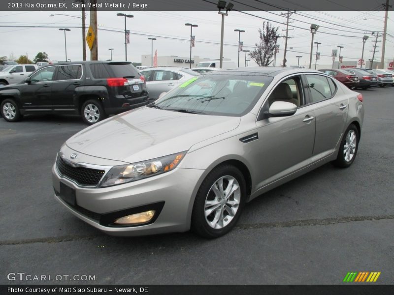 Satin Metal Metallic / Beige 2013 Kia Optima EX