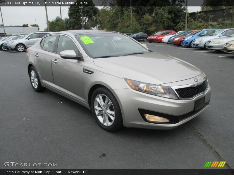 Satin Metal Metallic / Beige 2013 Kia Optima EX