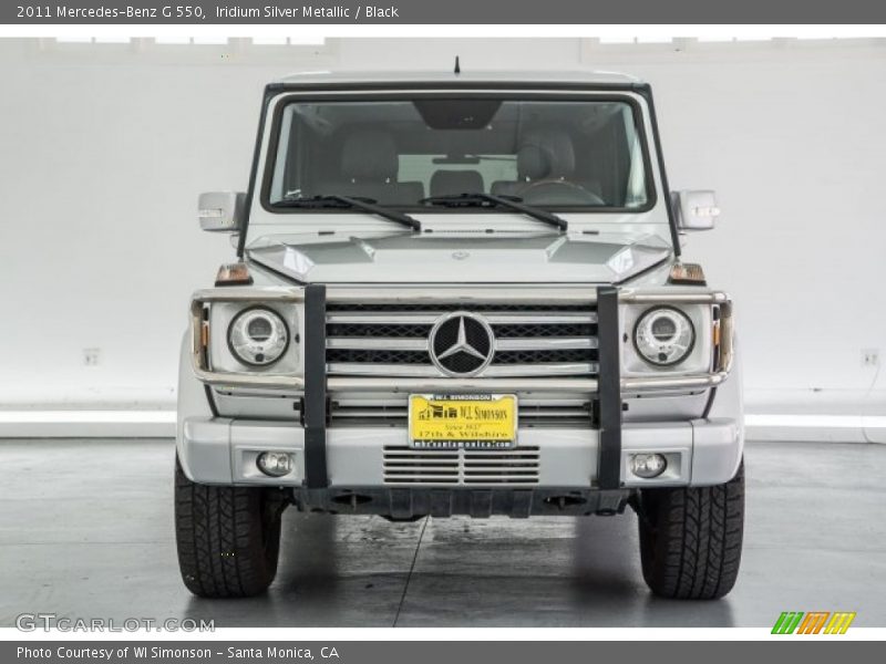 Iridium Silver Metallic / Black 2011 Mercedes-Benz G 550