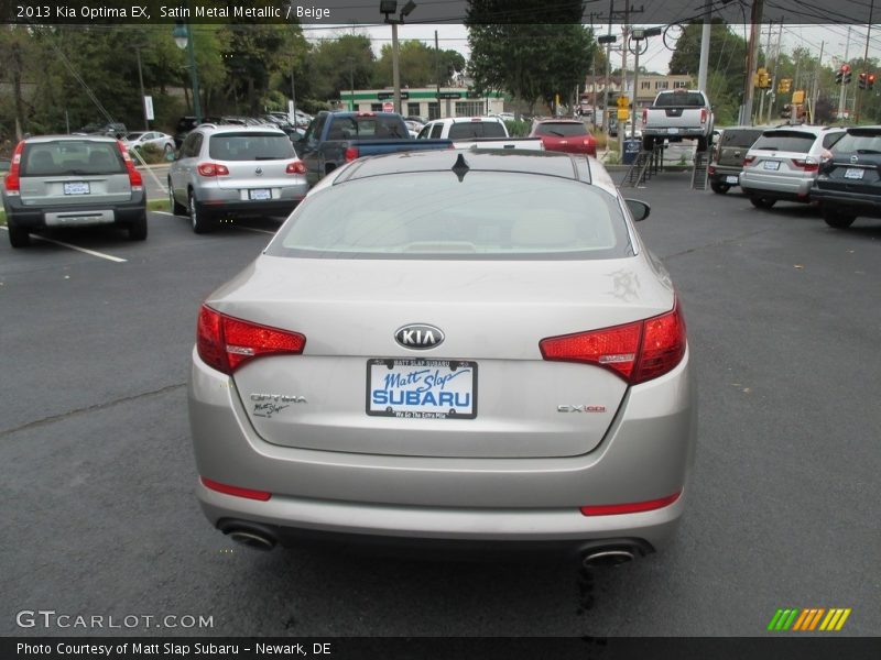 Satin Metal Metallic / Beige 2013 Kia Optima EX