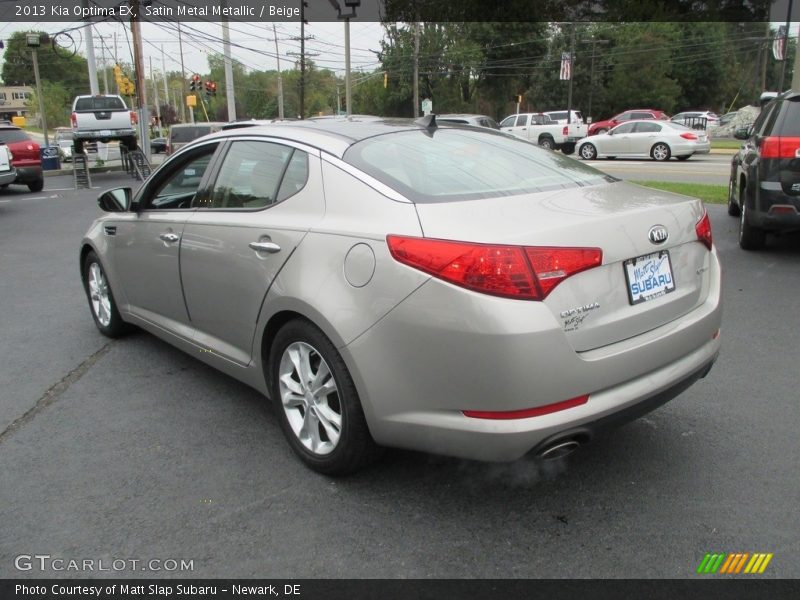 Satin Metal Metallic / Beige 2013 Kia Optima EX
