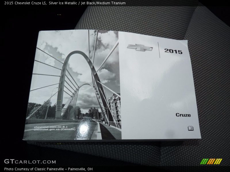 Silver Ice Metallic / Jet Black/Medium Titanium 2015 Chevrolet Cruze LS