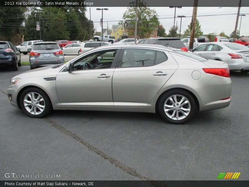 Satin Metal Metallic / Beige 2013 Kia Optima EX
