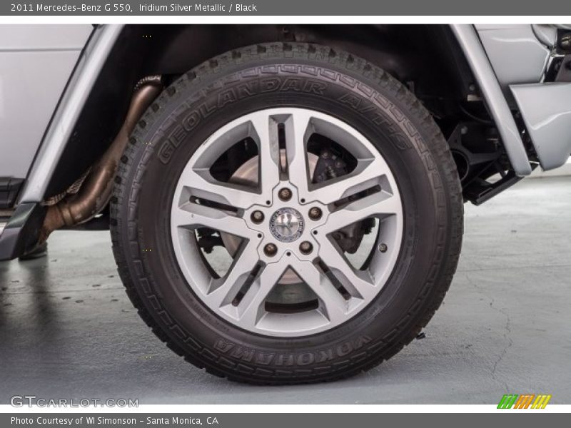 Iridium Silver Metallic / Black 2011 Mercedes-Benz G 550
