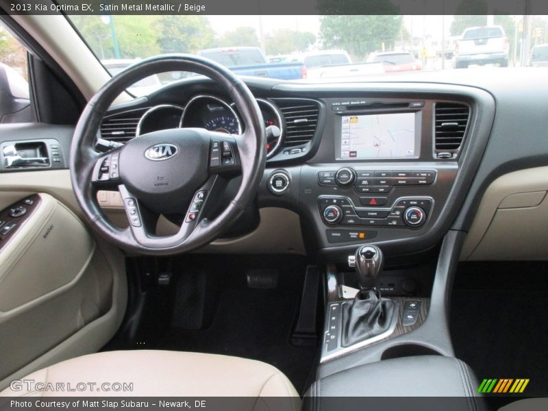 Satin Metal Metallic / Beige 2013 Kia Optima EX