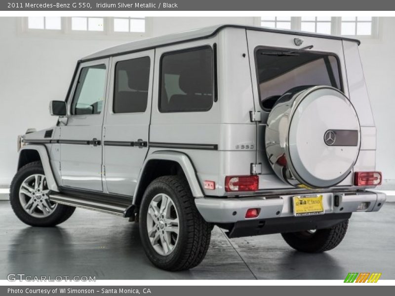 Iridium Silver Metallic / Black 2011 Mercedes-Benz G 550