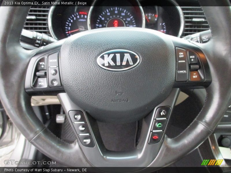 Satin Metal Metallic / Beige 2013 Kia Optima EX