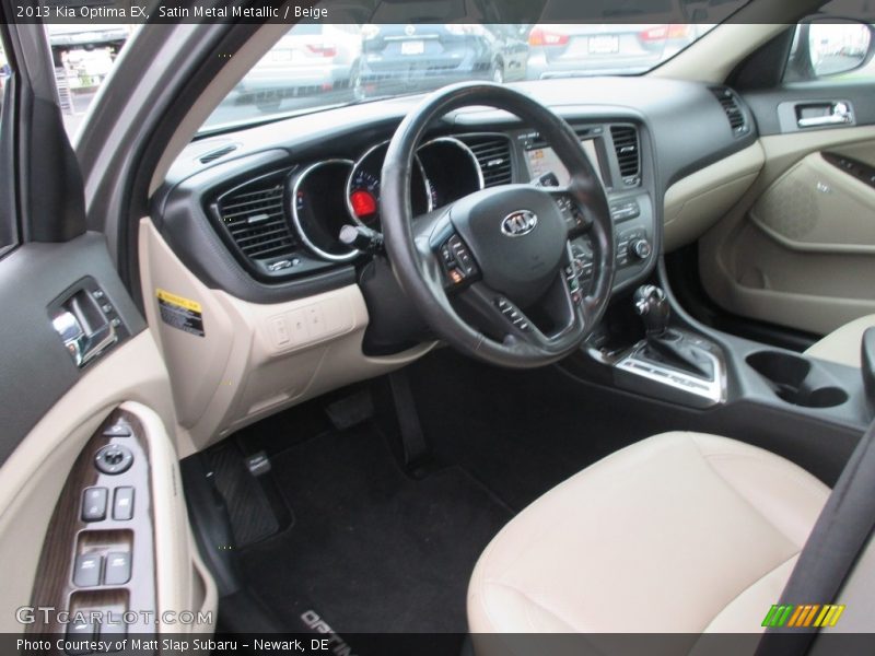 Satin Metal Metallic / Beige 2013 Kia Optima EX