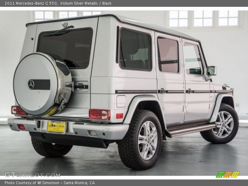 Iridium Silver Metallic / Black 2011 Mercedes-Benz G 550