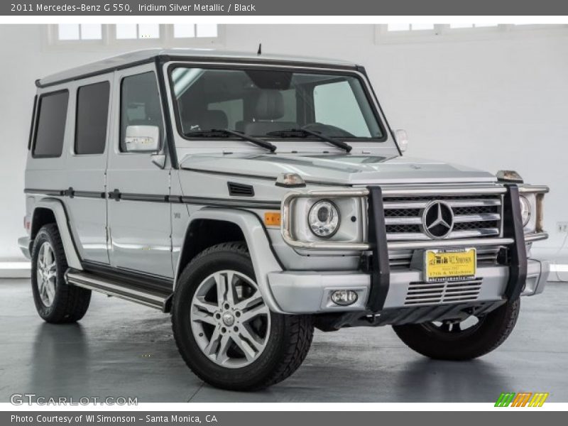 Iridium Silver Metallic / Black 2011 Mercedes-Benz G 550