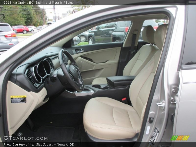 Satin Metal Metallic / Beige 2013 Kia Optima EX