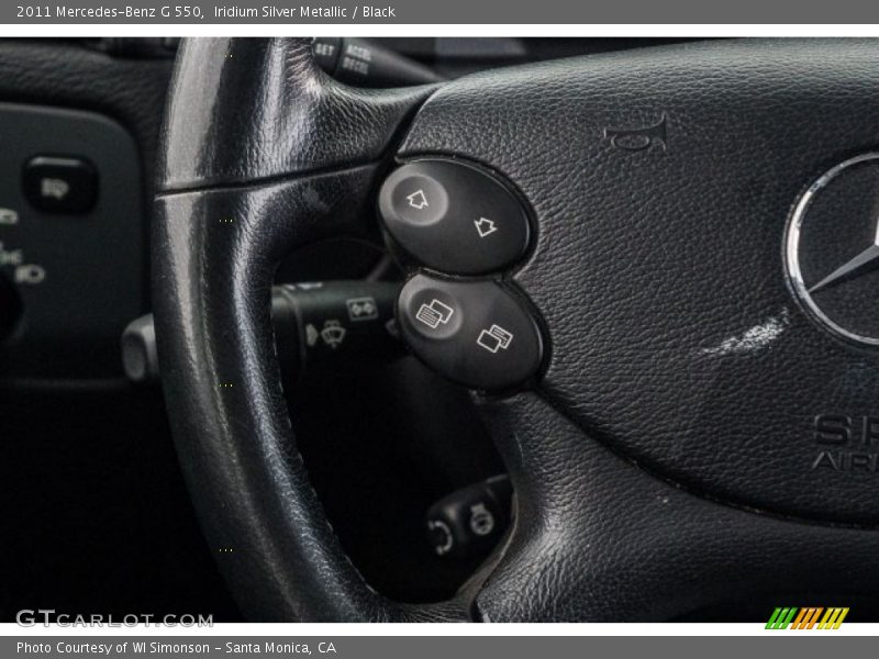 Iridium Silver Metallic / Black 2011 Mercedes-Benz G 550