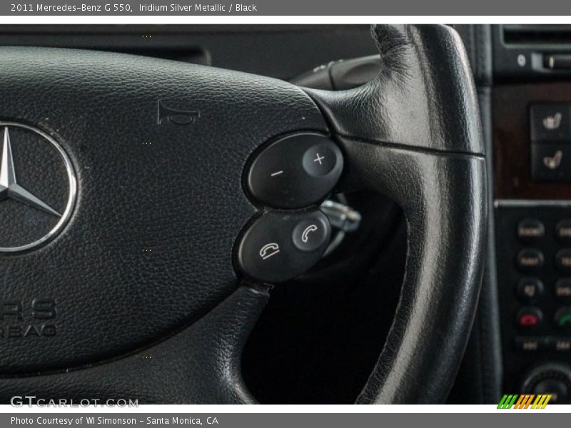 Iridium Silver Metallic / Black 2011 Mercedes-Benz G 550