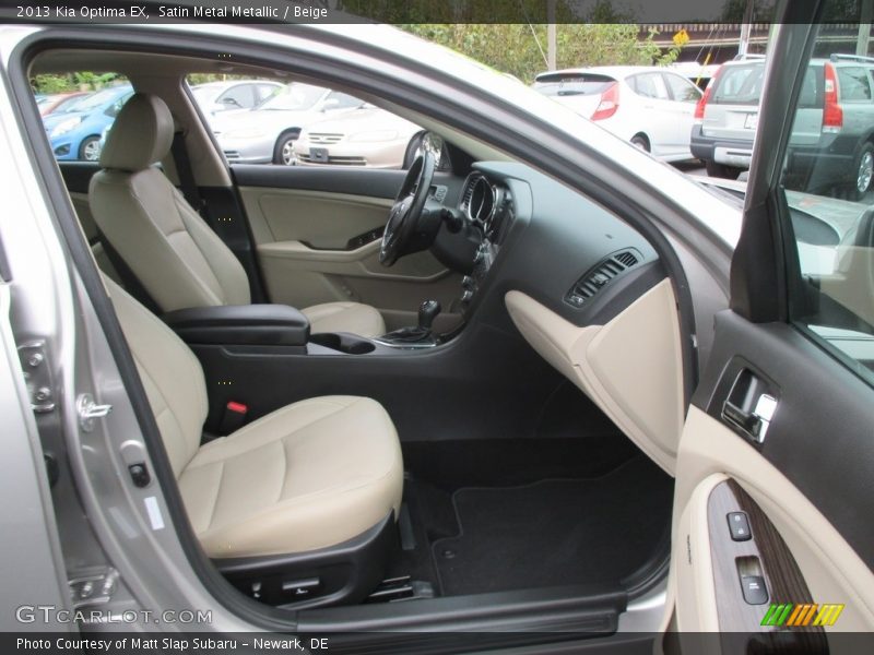 Satin Metal Metallic / Beige 2013 Kia Optima EX