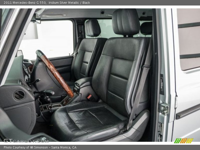 Iridium Silver Metallic / Black 2011 Mercedes-Benz G 550