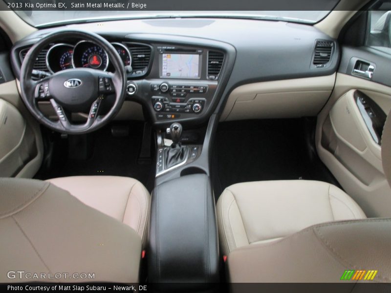 Satin Metal Metallic / Beige 2013 Kia Optima EX