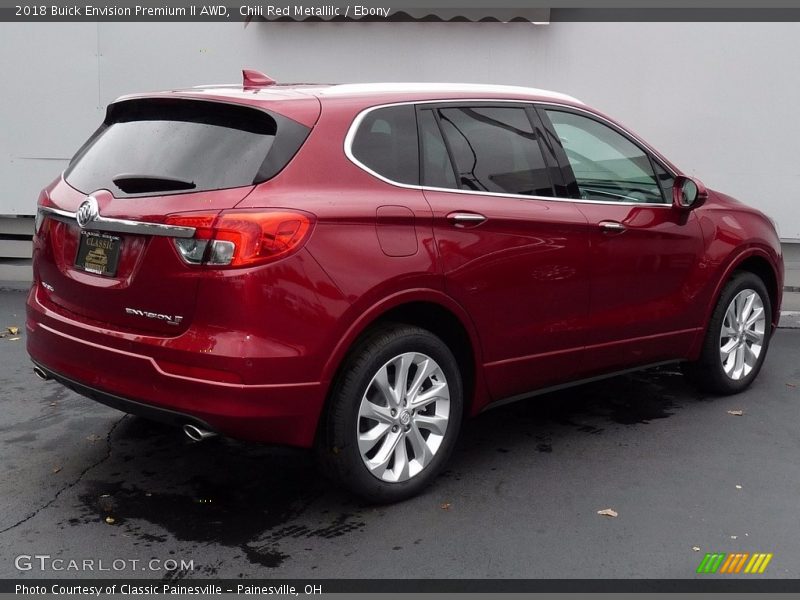 Chili Red Metallilc / Ebony 2018 Buick Envision Premium II AWD