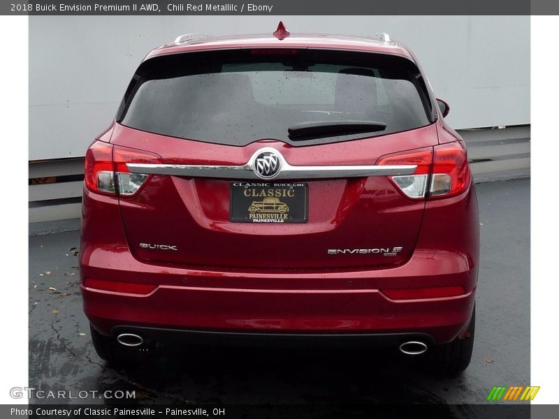 Chili Red Metallilc / Ebony 2018 Buick Envision Premium II AWD