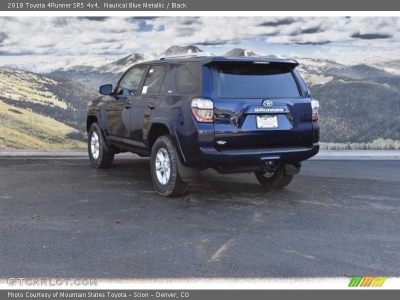 Nautical Blue Metallic / Black 2018 Toyota 4Runner SR5 4x4