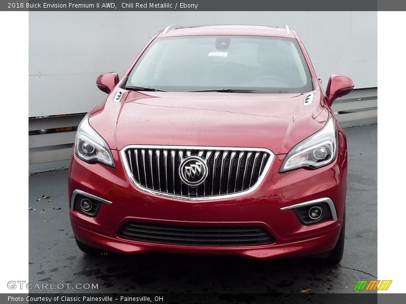 Chili Red Metallilc / Ebony 2018 Buick Envision Premium II AWD