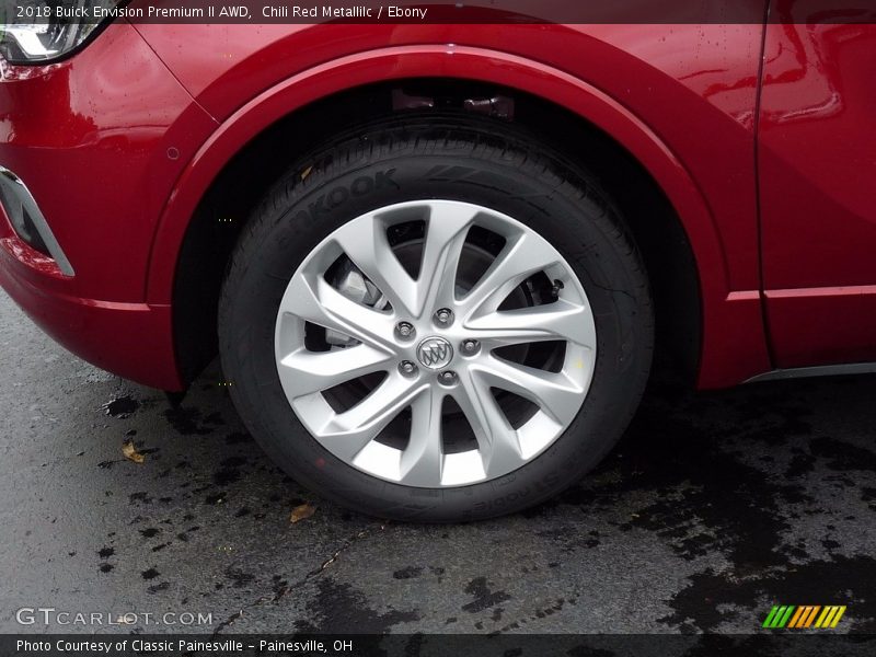 Chili Red Metallilc / Ebony 2018 Buick Envision Premium II AWD