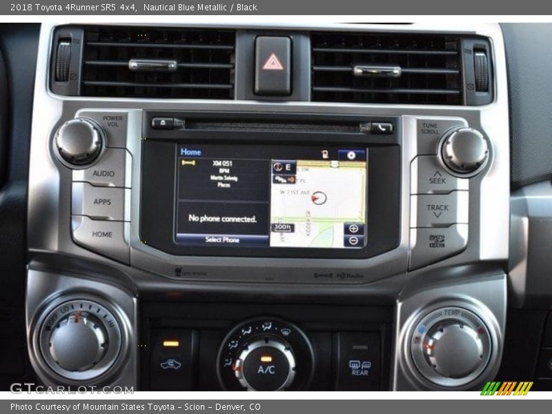 Nautical Blue Metallic / Black 2018 Toyota 4Runner SR5 4x4