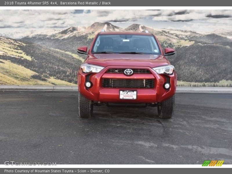 Barcelona Red Metallic / Black 2018 Toyota 4Runner SR5 4x4