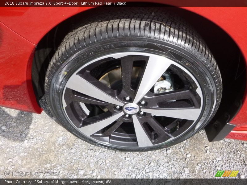 Lithium Red Pearl / Black 2018 Subaru Impreza 2.0i Sport 4-Door