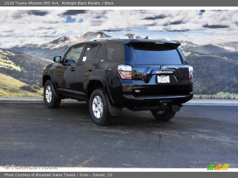 Midnight Black Metallic / Black 2018 Toyota 4Runner SR5 4x4