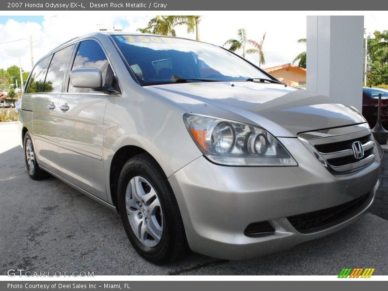 Desert Rock Metallic / Gray 2007 Honda Odyssey EX-L
