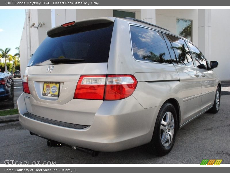 Desert Rock Metallic / Gray 2007 Honda Odyssey EX-L
