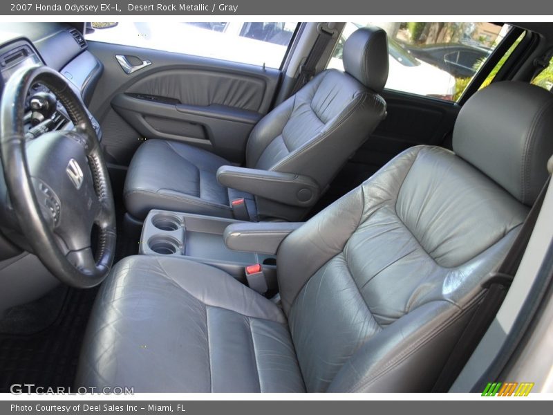 Desert Rock Metallic / Gray 2007 Honda Odyssey EX-L