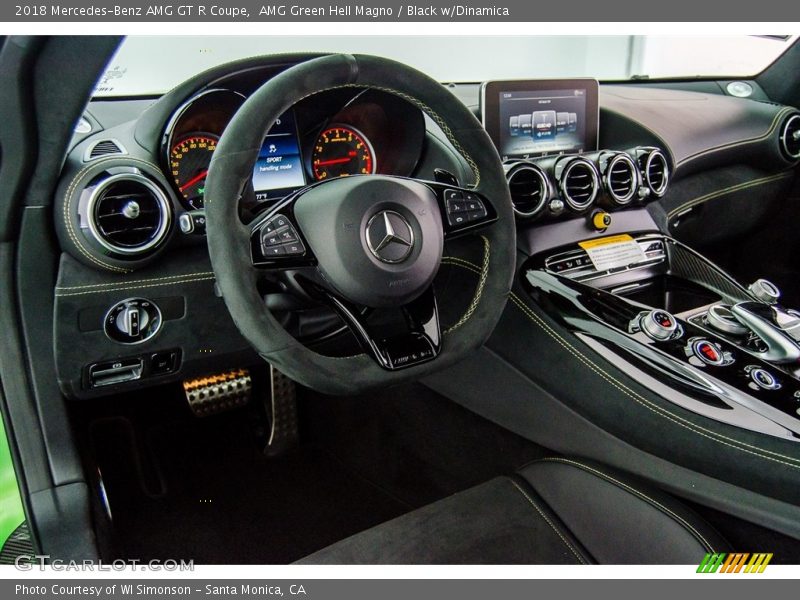 Dashboard of 2018 AMG GT R Coupe