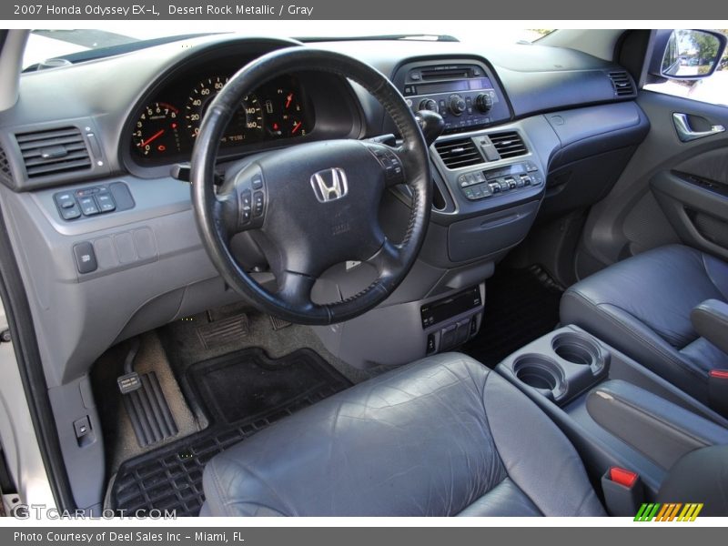 Desert Rock Metallic / Gray 2007 Honda Odyssey EX-L